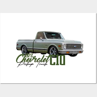 1972 Chevrolet C10 Pickup Truck Posters and Art